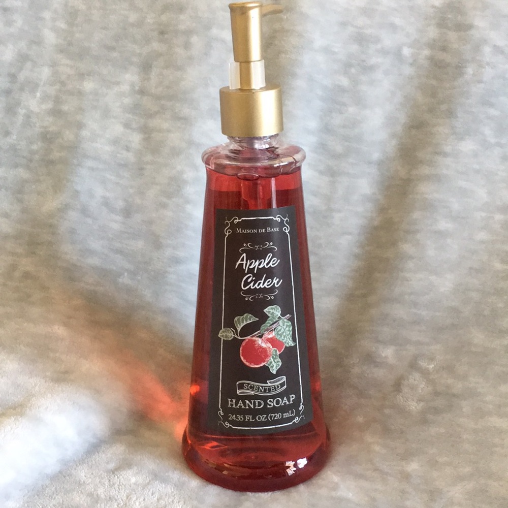Apple Cider Scented Botanical Hand Soap by Mason De Base XL 24.35oz NWT pump